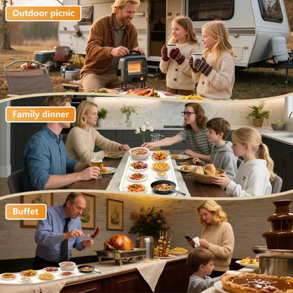 Warming Mat for Food,36"X15" Fast Heating with Even Heat Distribution,White